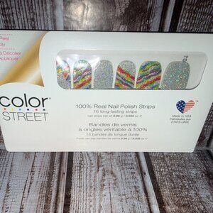 Inner Strength - Color Street Nail Polish Strips NWT Retired Glitter Shimmer
